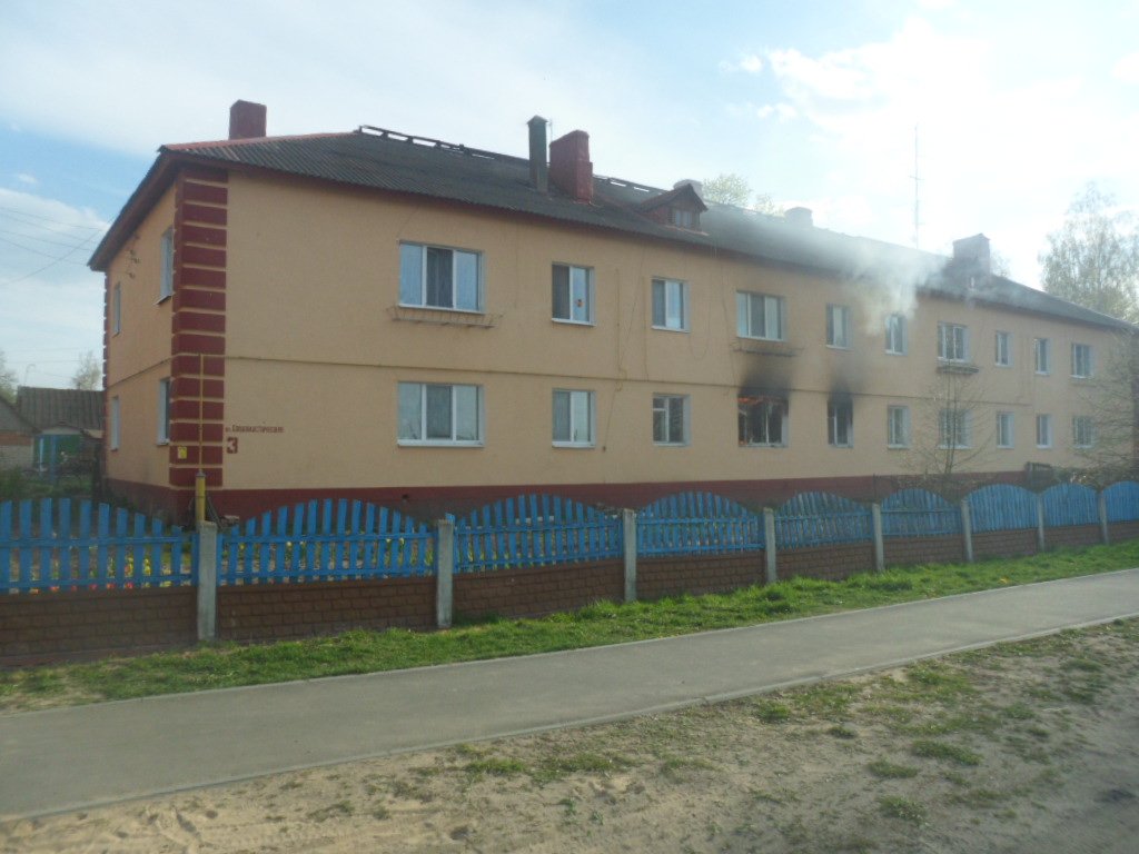 Пожар квартиры в Жлобинском районе