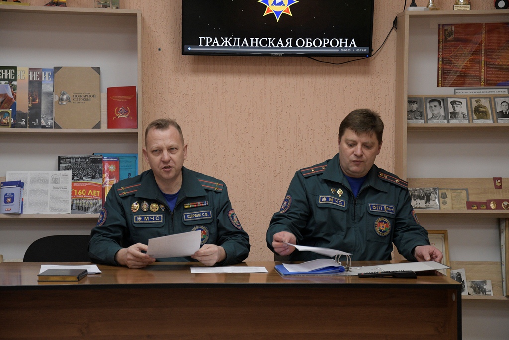 Семинар с руководителями районных служб гражданской обороны  прошел в Лоевском районе