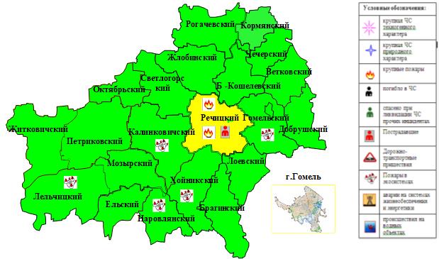 Карта наровлянского района гомельской области