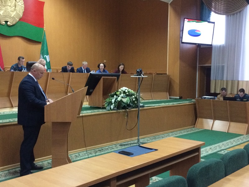Заседание Добрушского районного исполнительного комитета
